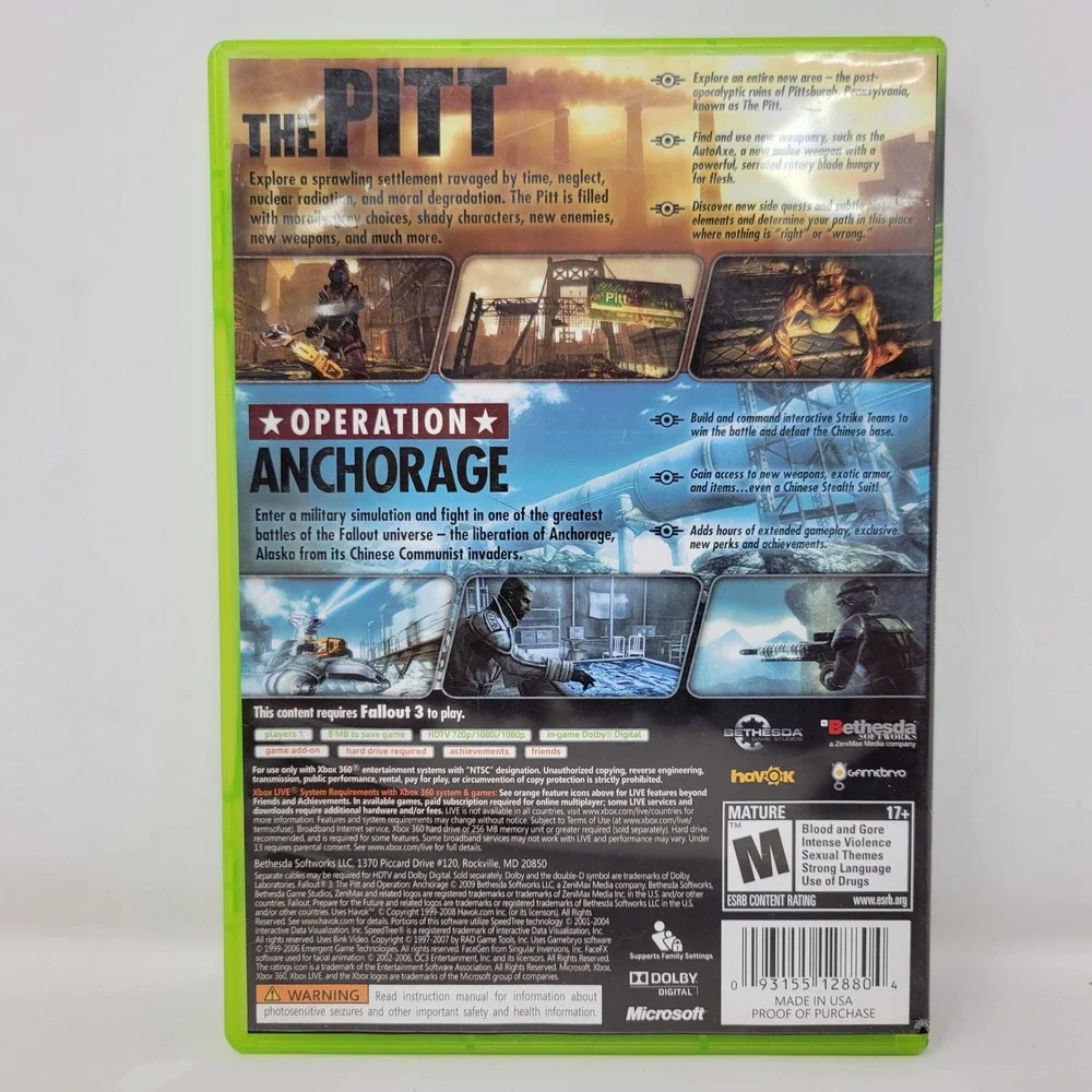 Bethesda Softworks requirements collector 360